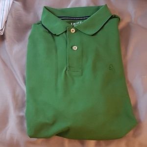 Green IZOD shirt